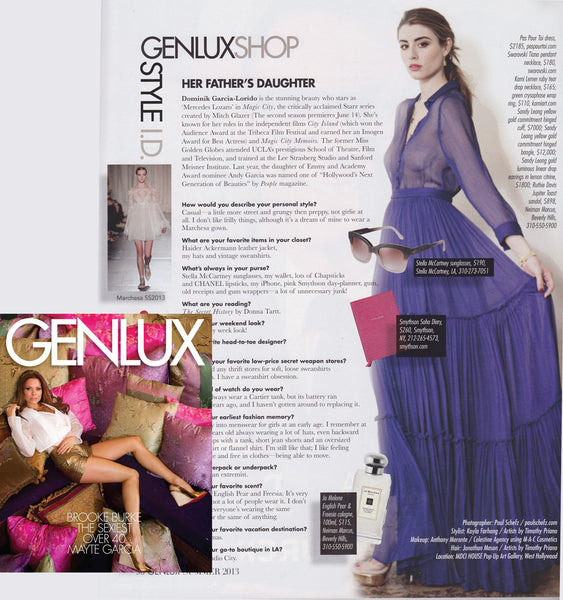 Dominik Garcia-Lorido in Genlux Magazine