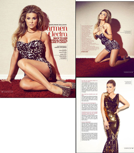 Carmen Electra in Glamaholic Magazine